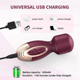 Powerful Mini Wand Vibrator for Women / Clitoral Stimulator / Body Massager - EVE's SECRETS