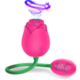 Powerful Rose Sucking Vibrator for Women with Love Egg / Clitoris Stimulation Sex Toys - EVE's SECRETS