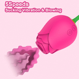 Powerful Rose Sucking Vibrator for Women with Love Egg / Clitoris Stimulation Sex Toys - EVE's SECRETS