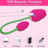 Powerful Rose Sucking Vibrator for Women with Love Egg / Clitoris Stimulation Sex Toys - EVE's SECRETS