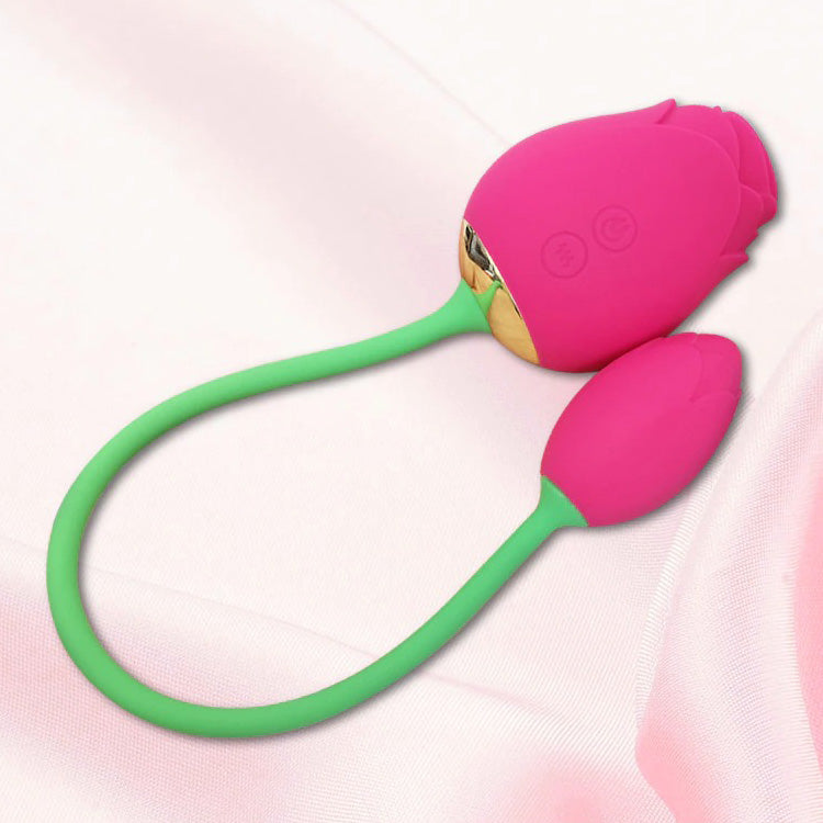 Powerful Rose Sucking Vibrator for Women with Love Egg / Clitoris Stimulation Sex Toys - EVE's SECRETS