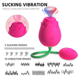 Powerful Rose Sucking Vibrator for Women with Love Egg / Clitoris Stimulation Sex Toys - EVE's SECRETS
