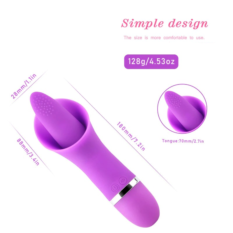 Powerful Tongue Massage Vibrator for Women / G-spot Licking Clitoris Stimulator / Adult Sex Toy - EVE's SECRETS