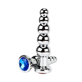 Prostate Massage Anal Beads for Men / Female Stainless Steel Anal Plug for Adult - EVE's SECRETS