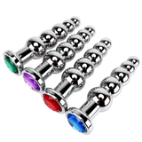 Perles anales de massage de prostate pour les hommes/prise anale femelle d'acier inoxydable pour l'adulte