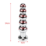 Prostate Massage Anal Beads for Men / Female Stainless Steel Anal Plug for Adult - EVE's SECRETS