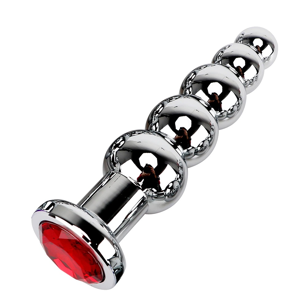 Prostate Massage Anal Beads for Men / Female Stainless Steel Anal Plug for Adult - EVE's SECRETS