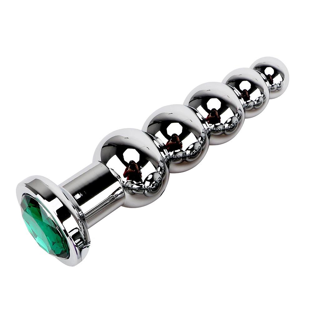Prostate Massage Anal Beads for Men / Female Stainless Steel Anal Plug for Adult - EVE's SECRETS