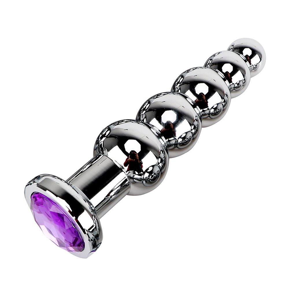 Prostate Massage Anal Beads for Men / Female Stainless Steel Anal Plug for Adult - EVE's SECRETS