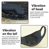 Prostate Massager for Men / Male Butt Vibrator with Cock Ring and Scrotum Pouch / Adult Sex Toys - EVE's SECRETS