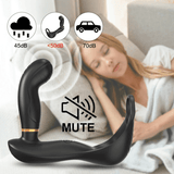 Prostate Massager for Men / Male Butt Vibrator with Cock Ring and Scrotum Pouch / Adult Sex Toys - EVE's SECRETS