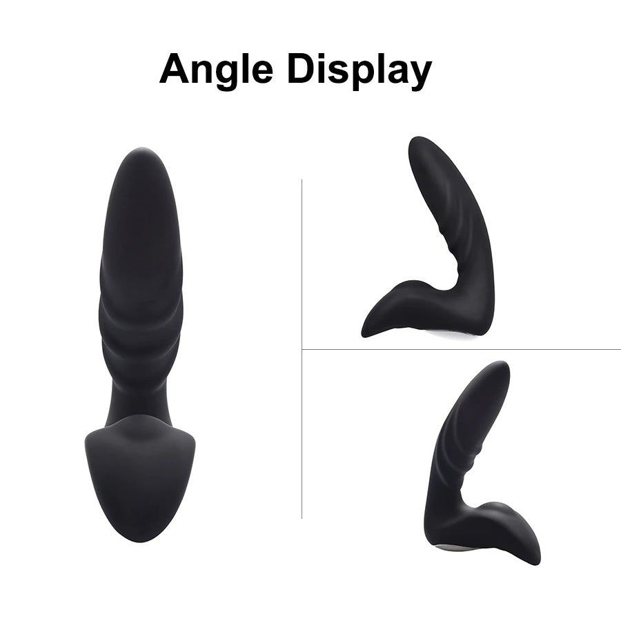 Prostate Massager for Men and Women / Waterproof Butt Anal Plug with Powerful 12 Stimulations - EVE's SECRETS