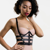 PU Leather Chest Harness for Ladies / Sexy Lingerie Suspenders / BDSM Body Waist Belts - EVE's SECRETS