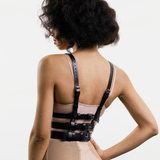 PU Leather Chest Harness for Ladies / Sexy Lingerie Suspenders / BDSM Body Waist Belts - EVE's SECRETS