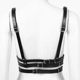 PU Leather Chest Harness for Ladies / Sexy Lingerie Suspenders / BDSM Body Waist Belts - EVE's SECRETS