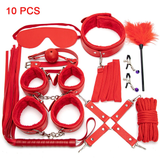 PU Leather Erotic Fetish Kits / Bondage BDSM Toys For Couples - EVE's SECRETS