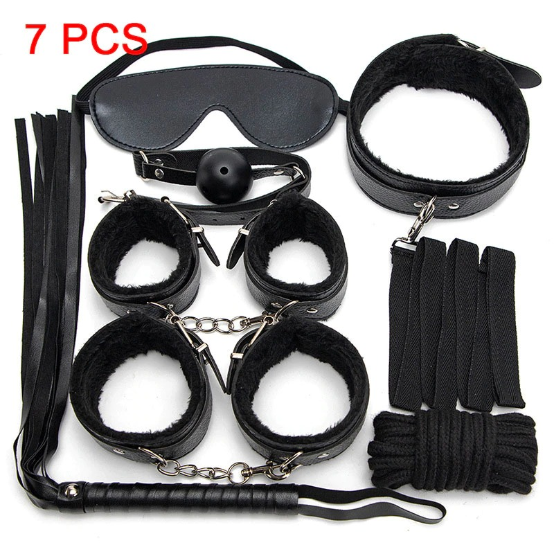 PU Leather Erotic Fetish Kits / Bondage BDSM Toys For Couples - EVE's SECRETS