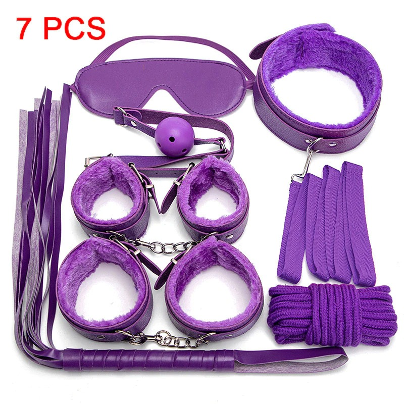 PU Leather Erotic Fetish Kits / Bondage BDSM Toys For Couples - EVE's SECRETS