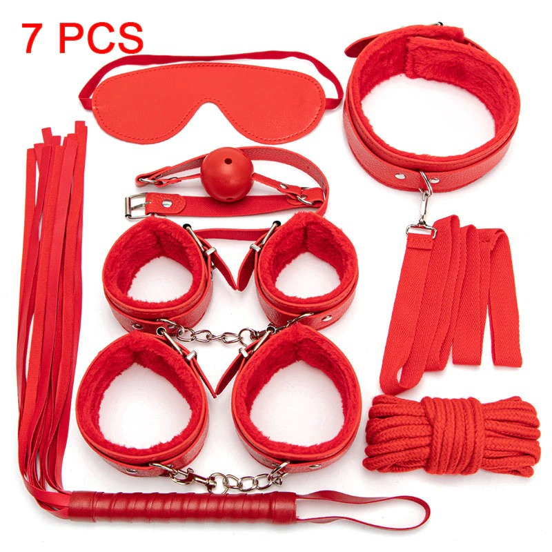 PU Leather Erotic Fetish Kits / Bondage BDSM Toys For Couples - EVE's SECRETS