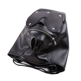 PU Leather Eye Mask with Open Mouth / Adult Erotic Gag Bondage for Couple - EVE's SECRETS