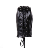 PU Leather Eye Mask with Open Mouth / Adult Erotic Gag Bondage for Couple - EVE's SECRETS