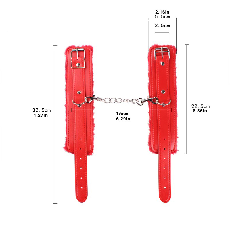 PU Leather Handcuffs for Role-Playing Games / BDSM Sexy Accessories - EVE's SECRETS