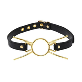 PU Leather Mouth Gag for Adult / Stainless Steel Ring for Oral Sex / BDSM Sex Toy - EVE's SECRETS