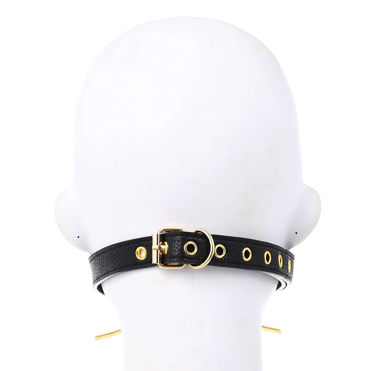 PU Leather Mouth Gag for Adult / Stainless Steel Ring for Oral Sex / BDSM Sex Toy - EVE's SECRETS