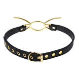 PU Leather Mouth Gag for Adult / Stainless Steel Ring for Oral Sex / BDSM Sex Toy - EVE's SECRETS