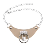 PU Leather Women's Choker with Metal Lock / Fashion Female Jewelry Gift - EVE's SECRETS