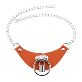 PU Leather Women's Choker with Metal Lock / Fashion Female Jewelry Gift - EVE's SECRETS