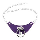 PU Leather Women's Choker with Metal Lock / Fashion Female Jewelry Gift - EVE's SECRETS