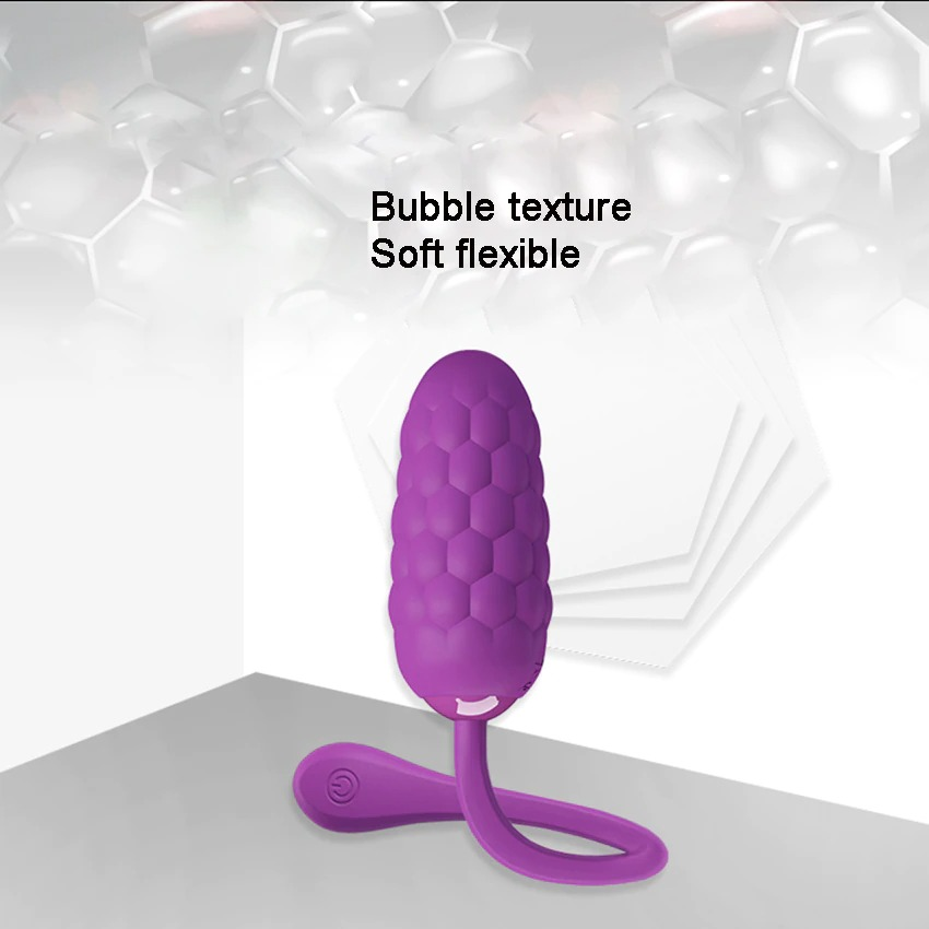 Purple Female Egg Vibrator / Sex Toys For Women / Bumpy Clitoral And G-Spot Massager - EVE's SECRETS