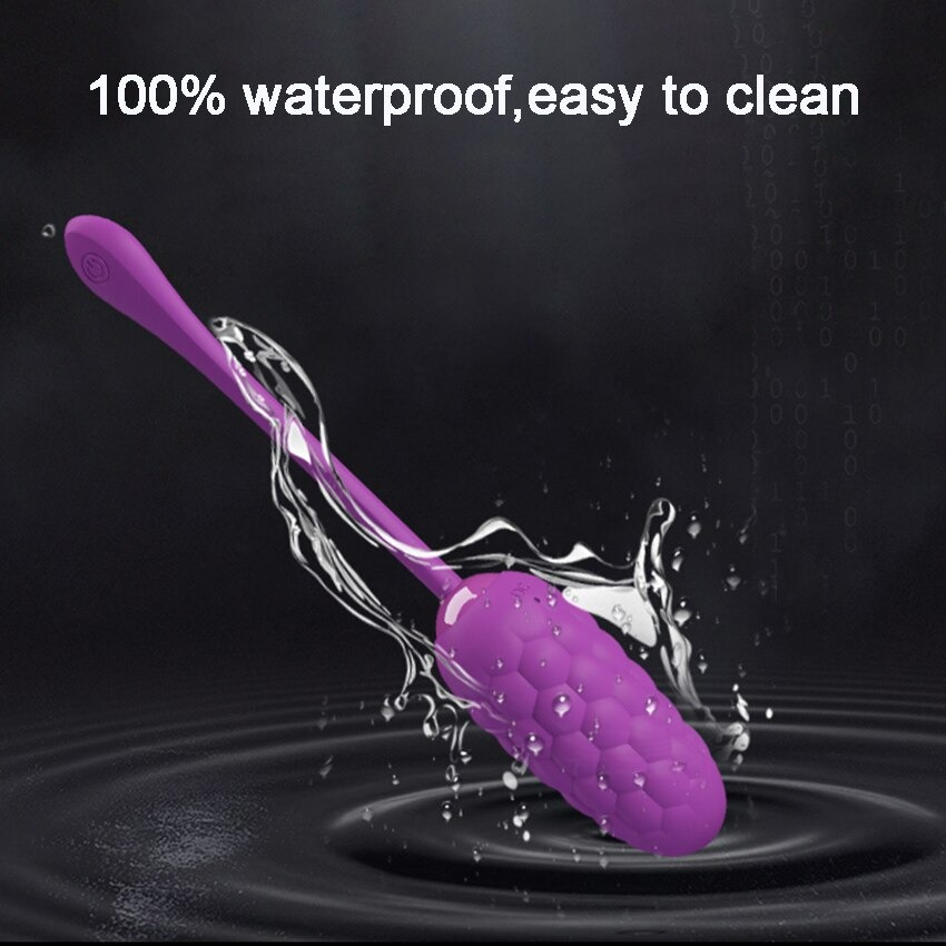 Purple Female Egg Vibrator / Sex Toys For Women / Bumpy Clitoral And G-Spot Massager - EVE's SECRETS