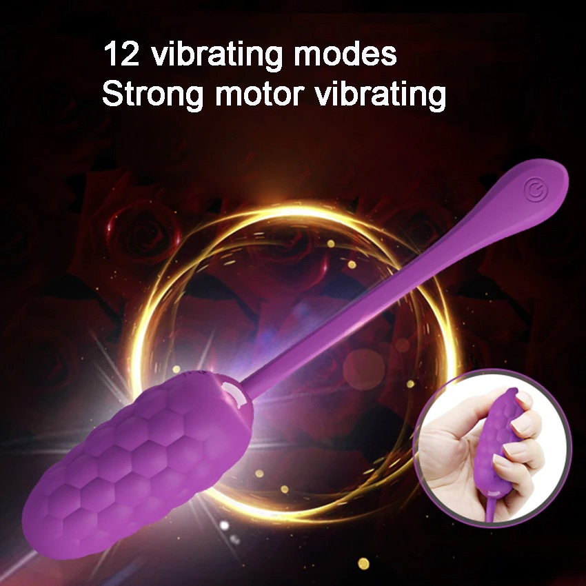 Purple Female Egg Vibrator / Sex Toys For Women / Bumpy Clitoral And G-Spot Massager - EVE's SECRETS