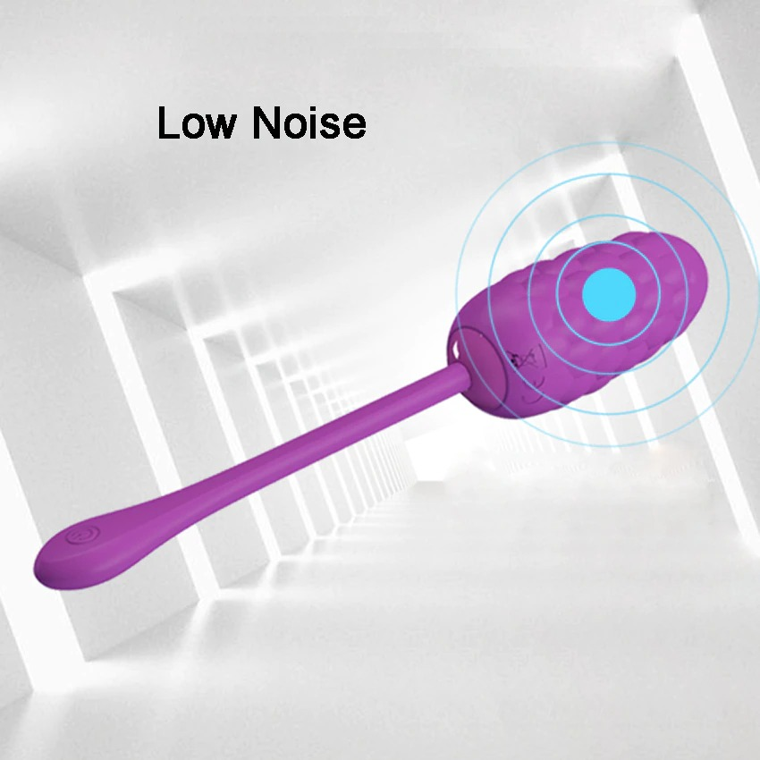 Purple Female Egg Vibrator / Sex Toys For Women / Bumpy Clitoral And G-Spot Massager - EVE's SECRETS