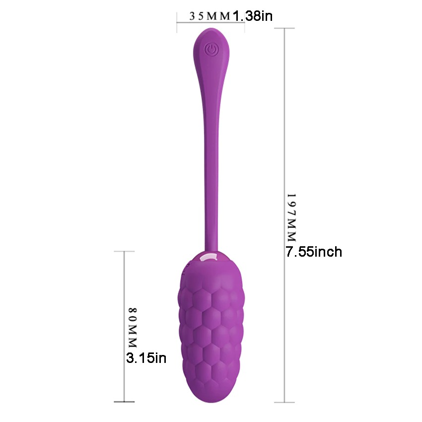 Purple Female Egg Vibrator / Sex Toys For Women / Bumpy Clitoral And G-Spot Massager - EVE's SECRETS