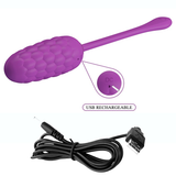 Purple Female Egg Vibrator / Sex Toys For Women / Bumpy Clitoral And G-Spot Massager - EVE's SECRETS