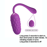 Purple Female Egg Vibrator / Sex Toys For Women / Bumpy Clitoral And G-Spot Massager - EVE's SECRETS