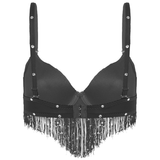 Push-Up Bra with Sequin Tassel Rhinestone / Sexy Women's Dancewear Bra - EVE's SECRETS