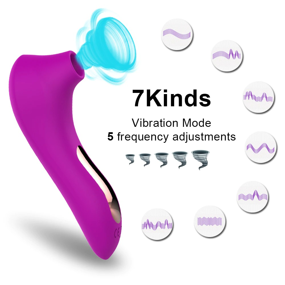 Pussy Sucking Сompact Vibrator / Clitoral and Nipples Stimulator for Women - EVE's SECRETS