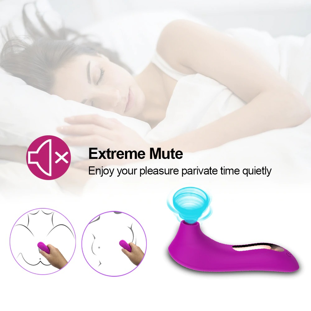 Pussy Sucking Сompact Vibrator / Clitoral and Nipples Stimulator for Women - EVE's SECRETS