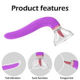 Pussy Sucking Licking Vibrator / Sex Toys for Women / Clitoris and Nipples Stimulator - EVE's SECRETS