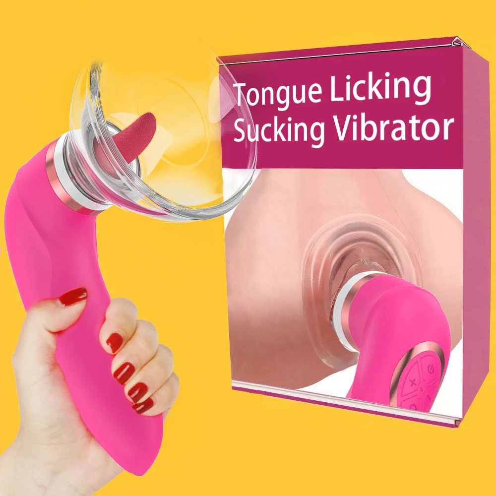 Pussy Sucking Licking Vibrator / Sex Toys for Women / Clitoris and Nipples Stimulator - EVE's SECRETS