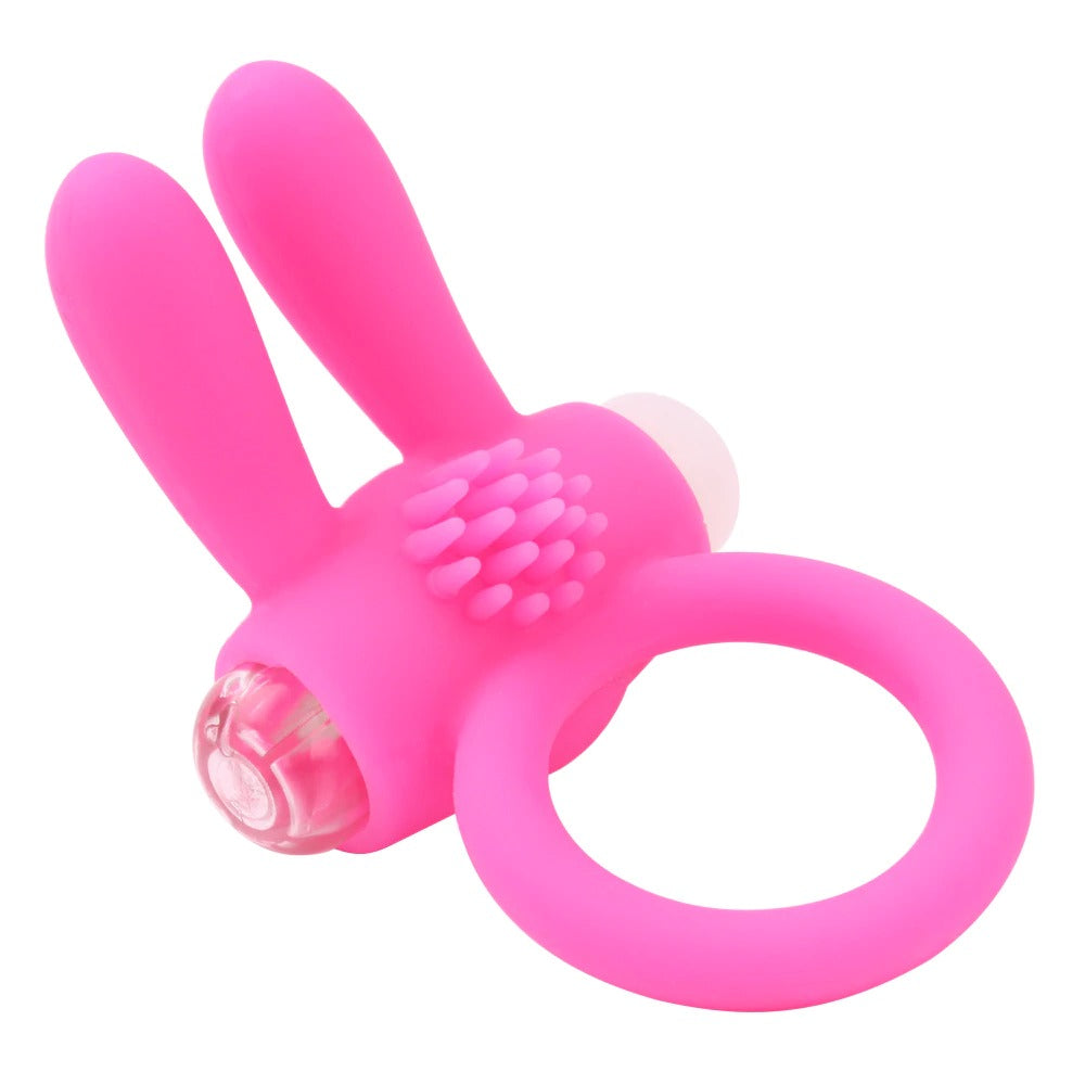 Rabbit Cock Ring Vibrator / Triple Clitoris Massager / Cocking Delay Ejaculation Vibe Sex Toys - EVE's SECRETS