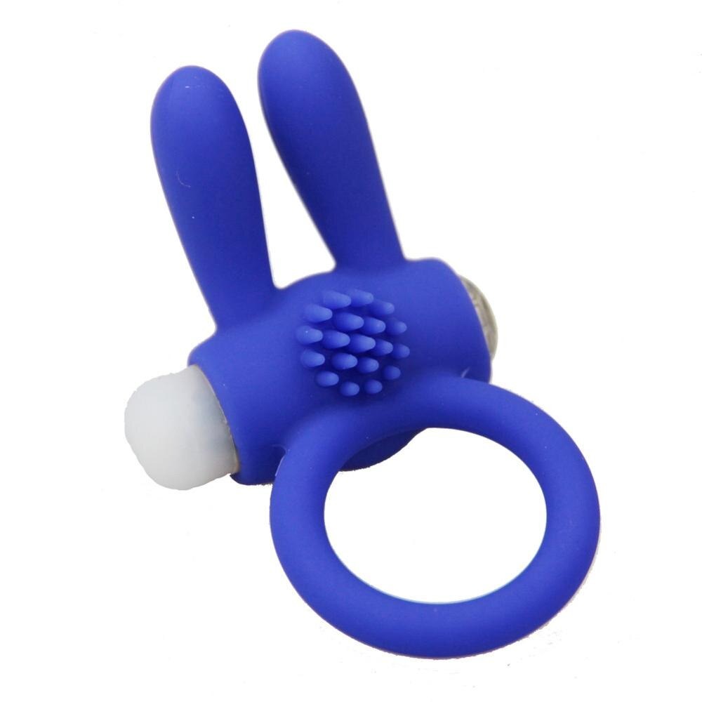 Rabbit Cock Ring Vibrator / Triple Clitoris Massager / Cocking Delay Ejaculation Vibe Sex Toys - EVE's SECRETS
