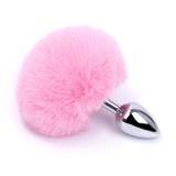 Rabbit Tail Anal Plugs / Anal Sex Butt Plugs Toys / Erotic Metal Toys - EVE's SECRETS