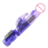 Rabbit Vibrator Clitoris Stimulate / Adult Realistic Dildo / Sex Toy Rotating Bead for Women - EVE's SECRETS