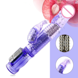 Rabbit Vibrator Clitoris Stimulate / Adult Realistic Dildo / Sex Toy Rotating Bead for Women - EVE's SECRETS