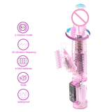 Rabbit Vibrator Clitoris Stimulate / Adult Realistic Dildo / Sex Toy Rotating Bead for Women - EVE's SECRETS